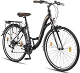 Licorne Bike Stella Premium City Bike in 24,26 und 28 Zoll - Fahrrad für Mädchen, Jungen, Herren...