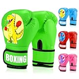 JUOIFIP Boxhandschuhe Kinder, Boxhandschuhe für Kinder 3 bis 14 Jahre, PU-Leder, Kinder Box...