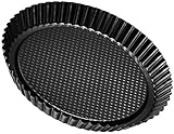 Zenker Obstkuchenform ∅ 28cm PURE, Backform für leckere Obsttorten, Tarte- und Quicheform (Farbe:...