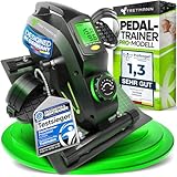 Tretmann Pedaltrainer Pro Set [Das Orginal] extra Leise & gelenkschonend + Anti-Rutsch-Matte &...