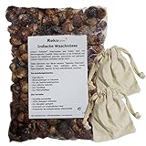 Rekosan® Indische Waschnüsse 1 kg plus 2 Portionsbeutel aus Baumwolle für die Waschtrommel