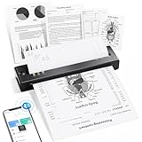 TATTMUSE Thermodrucker A4 Unterstützt das Format A4/A5/B5, Bluetooth Mobiler Drucker, Lernen,...