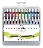 Pentel BL77-12 EnerGel Gel-Tintenroller mit Druckmechanik, 0,7 mm Kugeldurchmesser = 0,35 mm...