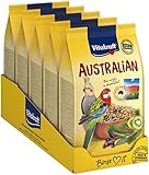 Vitakraft Australian, Vogelfutter für Großsittiche, mit Vitaminen und Mineralien, mit Magenkiesel...