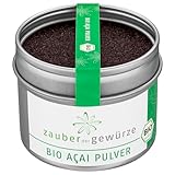 Zauber der Gewürze Acai Pulver bio – Acai-Beeren-Pulver für Acai Bowl, als Smoothie Pulver, für...