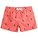 MaaMgic Kleine Jungen Badeshorts Schnelltrocknend Boardshorts mit Mesh-Futter Taschen und...