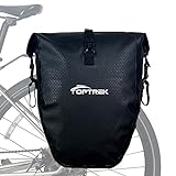 toptrek Fahrradtasche Gepäckträger, Fahrradtaschen für Gepäckträger Wasserdicht mit Schnalle...