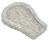 Dehner Bachlaufschale, konisch, ca. 50 x 36 x 9 cm, Granit, grau