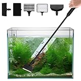 Aquarium Reinigungswerkzeuge,Fish Tank Reiniger Set,Aquarium Scheibenreiniger 5 in 1 mit...