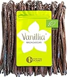 VANILLIA BIO • 15 XL-Bourbon-Vanilleschoten aus Madagaskar • Grand-Cru-Qualität • Jahrgang...