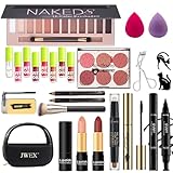 JWEX Make-up Sets, 25 Stück All in One Make Up Set, Schminke Set Frauen, Kosmetik Starter Kit, mit...