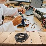 URPIZY 8-mm-1200P-Endoskop, 5 Meter, 3-in-1-Gerät, kompatibel mit Mobiltelefon und Computer,...