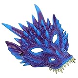 PRETYZOOM Drachenmaske Tier Halb Halloween Maskerade Kostüm Cosplay Maske Für Erwachsene Männer