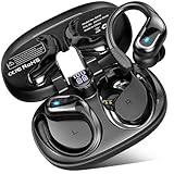 Bluetooth 5.4 Kopfhörer Sport, Kopfhörer Kabellos Bluetooth 75Std mit HD Mic, 3D Raumklang Stereo...