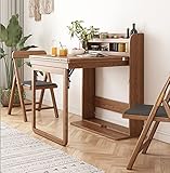 Platzsparender Vintage-Esstisch und Schreibtisch, ausklappbares Design mit reichlich Stauraum,...