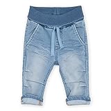 Sigikid Baby-Jungen Sweat Denim Klecks, Größe 062-098 Jeans, Hellblau, 92