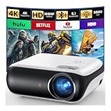 Mini Beamer 4K, HAPPRUN H1 Full HD Beamer mit Bluetooth – Native 1080P Tragbarer Outdoor Projektor...