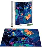 Puzzle 3000 Teile, Eule Puzzle 3000 Teile Erwachsene, Blatt Holzpuzzle Erwachsene, EIN...
