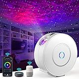 Nigecue LED Smart Sternenhimmel Projektor, WLAN Sternenprojektor 3D Galaxy mit App-/Sprachsteuerung,...