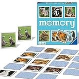 Ravensburger memory® Tierkinder - 20879 - der Spieleklassiker für Tier-Fans, Merkspiel für 2-8...