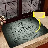 fußmatte innen Fallout-Fußmatte, personalisiert, Fallout-Fußmatte „Bitte warten“,...