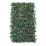 Künstliche Hecke Efeu Sichtschutz, Balkon Sichtschutz Kunstpflanzen Sichtschutzfächer für Balkon...