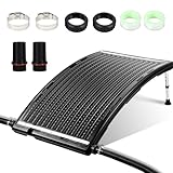 Vigevee Sonnenkollektor Poolheizung, 113x69x35cm Solarheizung Maximaler Durchfluss 10000 L/h, Pool...