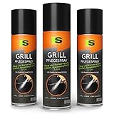 Spraytive 3 x 500ml Grill-Pflegespray - BBQ Grill-Reiniger - Pflegt & Konserviert Grillroste,...