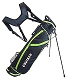 CRUISER GOLF (CR-Lite) Superleichte Golftasche mit Ständer (1,5 kg) Gepolsterter Doppelschultergurt