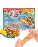 Slimy Street Foodz Crush - Tacooz, Slime und Knete Kreativ-Set, Backspiel zum selber Mischen, Formen...