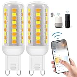 Wi-Fi Smart G9 LED Lampen,Kompatibel mit Alexa /Google Home,AC 230V Stufenlos...