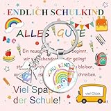 Einschulung Mädchen Geschenk, Geschenke zur Einschulung mit Karte Schulanfang, Schultüte Füllung...