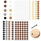 540 Stück Selbstklebend Abdeckkappen, 10 Farben Schraubenabdeckung, 21 mm Rund Bohrloch Abdeckung...