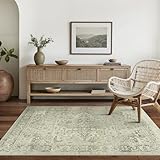 BEIMO Waschbarer Teppich Wohnzimmer Vintage, Boho Teppich Schlafzimmer Kurzflor, Groß Teppiche...