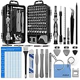 oGoDeal 127 in 1 Mini Feinmechaniker Schraubendreher Werkzeug Set und öffnungswerkzeug für iPhone,...