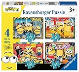 Ravensburger 5060 Minions 2 The Rise of Gru 4 Puzzle in Box (12, 16, 20, 24 Teile) für Kinder ab 3...