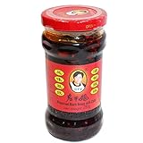 3er Pack (3x280g) Lao Gan Ma Fermentierte Schwarze Bohnen in Chili Oil (Papa Vo®)
