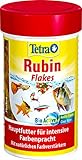 Tetra Rubin Flakes - Fischfutter in Flockenform mit natürlichen Farbverstärkern, unterstützt eine...