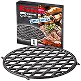 FLAMMBURO BBQ-System Rost Ø 30 cm – Gusseisen mit porzellanemaillierter Beschichtung – Perfekte...