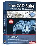 FreeCAD Suite - Professionelle 2D und 3D Konstruktion Architektur, Maschinenbau, Elektrotechnik,...