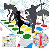 KHDULQ Twister Spiel, Twister Spiel für Kinder Bodenspiel mit Spielmatte Twister Junior Twister...
