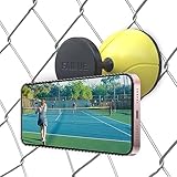 FAIDUE Tennis-Trainingsgeräte,Handy-Zaunhalterung für iPhone/Smartphone,Tennis-Übungsausrüstung:...