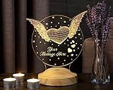 Sentidos Personalisierte Geschenke Premium 3D Led Lampe Muttertagsgeschenk Nachttischlampe für...