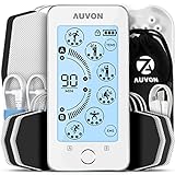 AUVON Touchscreen TENS EMS Gerät, 24 Modi wiederaufladbare Tens Gerät Schmerztherapie, 2 Kanäle...