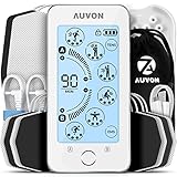 AUVON TENS Gerät, EMS Trainingsgerät für Schmerzlinderung Therapie mit Größem Touchscreen, 24...