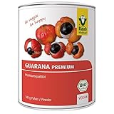 Raab Vitalfood Bio Guarana-Pulver Premium Qualität aus 100 % Guarana-Samen aus Brasilien, vegan,...