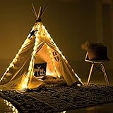 Vercico Fee Lichterketten Batterie Indoor Kinder Schlafzimmer Tipi Zelt Beleuchtung Dekoration LED...