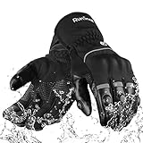 2KP CE Winter Motorradhandschuhe für Männer Frauen, Winddichte Wasserdichte Motorrad Handschuhe,...