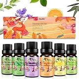 Ätherische Öle Set für Diffuser, 100% Rein Naturrein Essential Oil Aroma Diffuser Öl für...