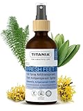 TITANIA Fuß Spray Antitranspirant 100 ml gegen Geruch antibakteriell, Fußspray ohne Alkohol &...